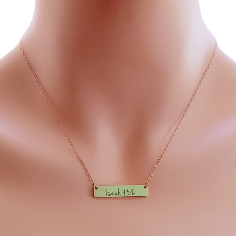 Faith Gold Necklace